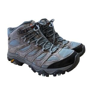 Merrell Moab 3 Mid Waterproof Hiking Boots Womens 9.5 Granite J036328 Outdoors